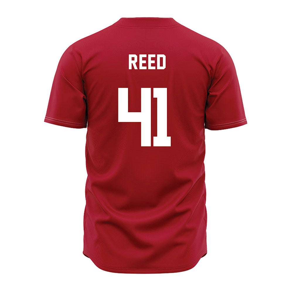 Nicholls State - NCAA Baseball : Haigen Reed - Red Jersey-1