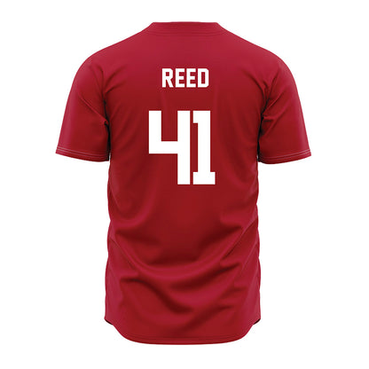 Nicholls State - NCAA Baseball : Haigen Reed - Red Jersey-1
