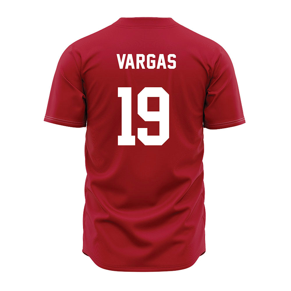 Nicholls State - NCAA Baseball : Austin Vargas - Red Jersey-1