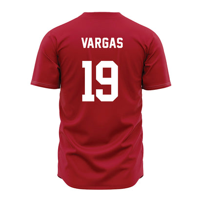 Nicholls State - NCAA Baseball : Austin Vargas - Red Jersey-1