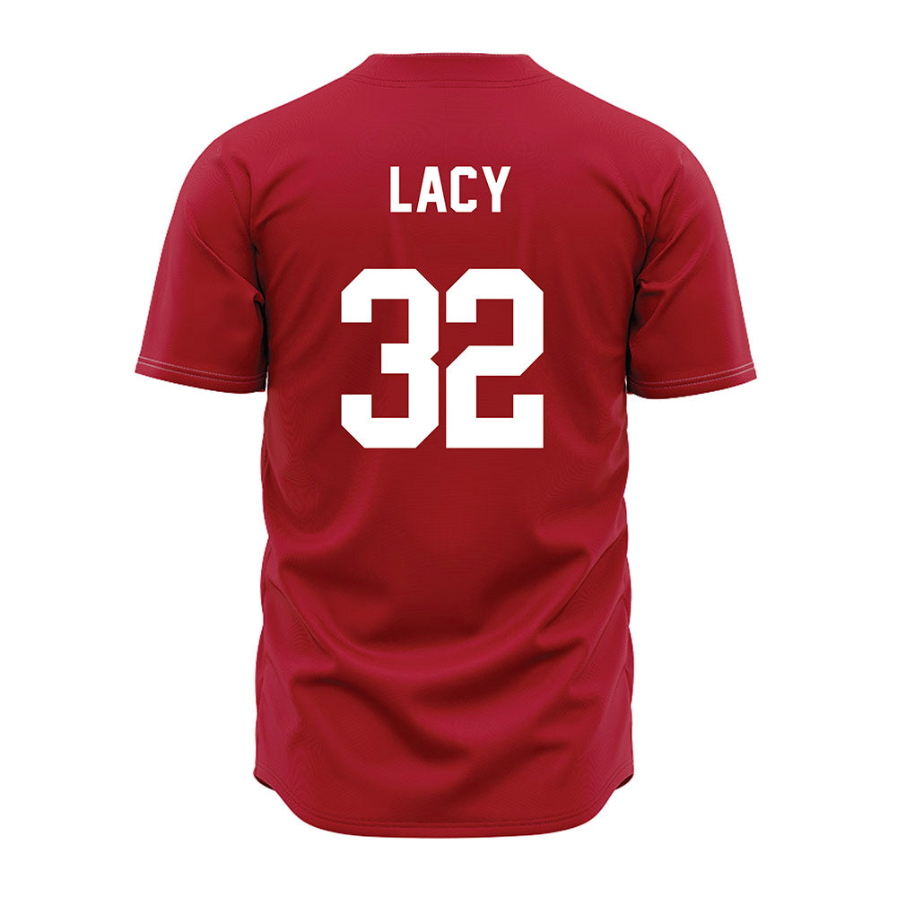Nicholls State - NCAA Baseball : Peyton Lacy - Red Jersey-1