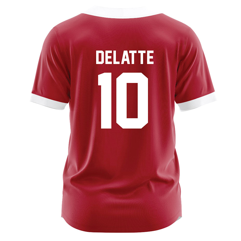 Nicholls State - NCAA Softball : Aubrey Delatte - Red Jersey-1