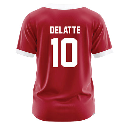 Nicholls State - NCAA Softball : Aubrey Delatte - Red Jersey-1
