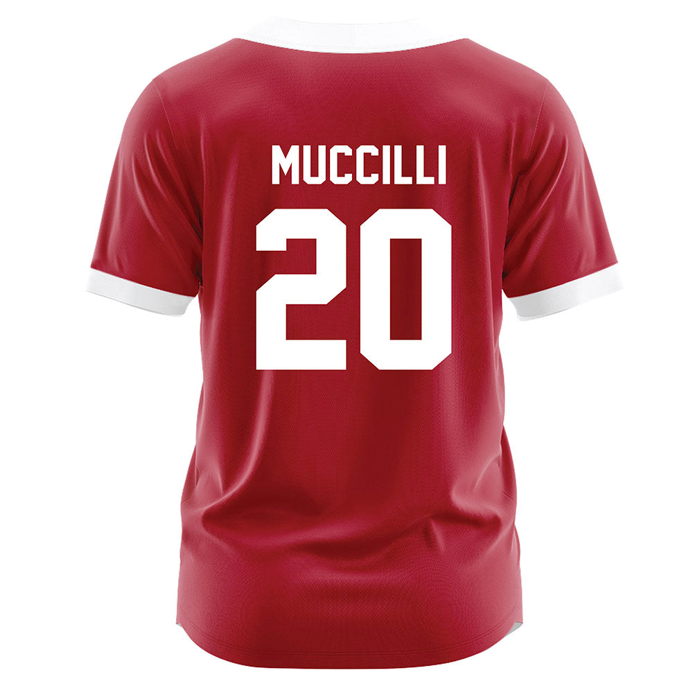 Nicholls State - NCAA Softball : Carmella Muccilli - Red Jersey-1