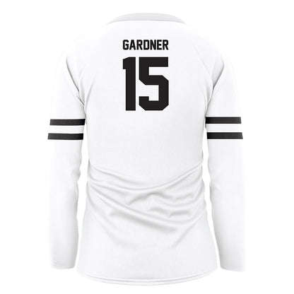 LBSU - NCAA Women's Volleyball : Emma Gardner - White Volleyball Jersey-1