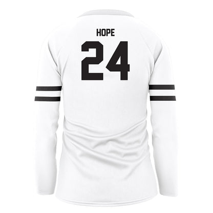 LBSU - NCAA Women's Volleyball : Reagan Hope - White Volleyball Jersey-1