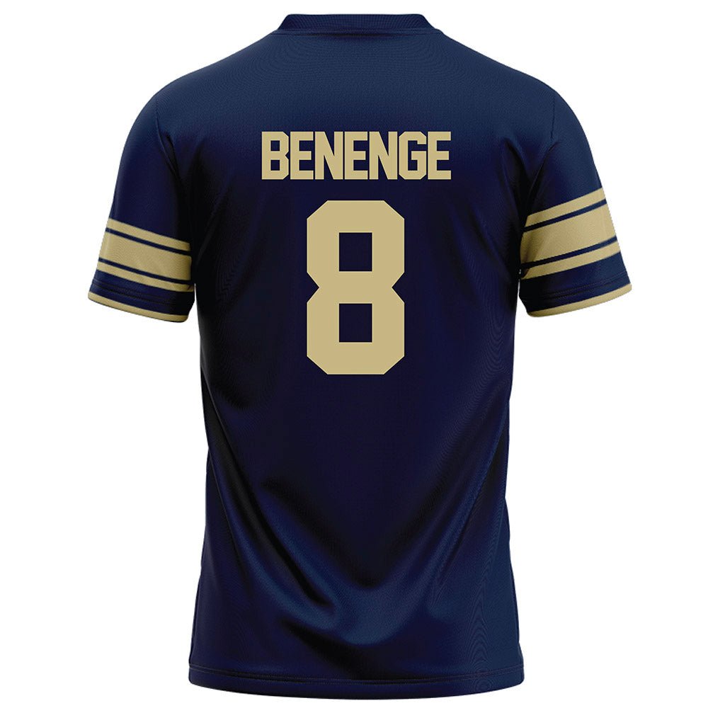 Akron - NCAA Football : Richard Benenge - Navy Football Jersey