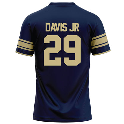 Akron - NCAA Football : Tairan Davis jr - Navy Football Jersey-1