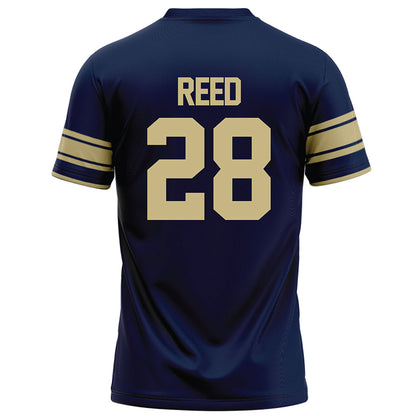 Akron - NCAA Football : Luke Reed - Navy Football Jersey