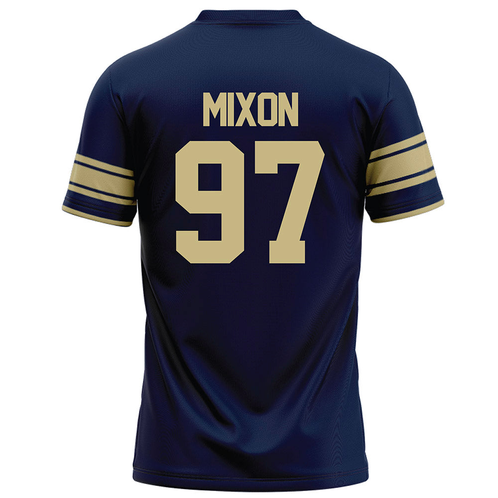 Akron - NCAA Football : Jon'Trell Mixon - Navy Football Jersey