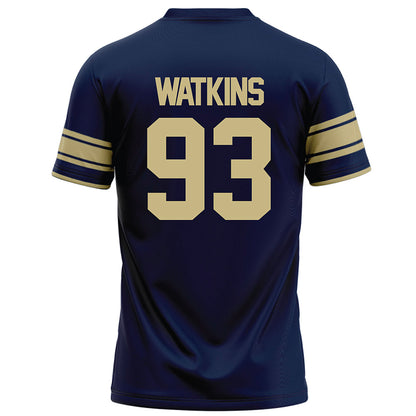 Akron - NCAA Football : ty watkins - Navy Football Jersey-1