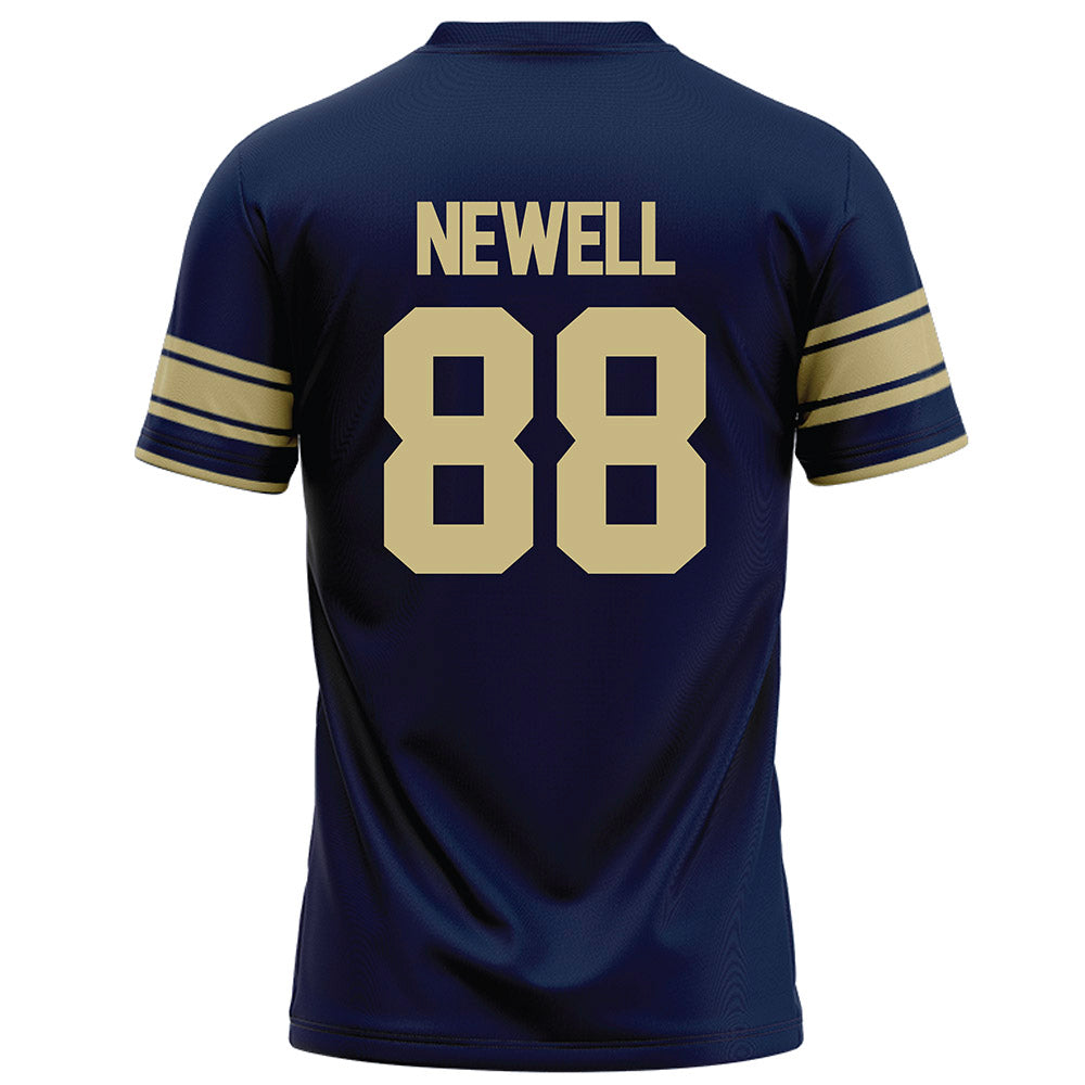Akron - NCAA Football : Jacob Newell - Navy Football Jersey-1