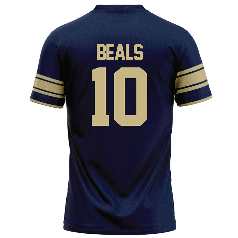 Akron - NCAA Football : Semaj Beals - Navy Football Jersey-1