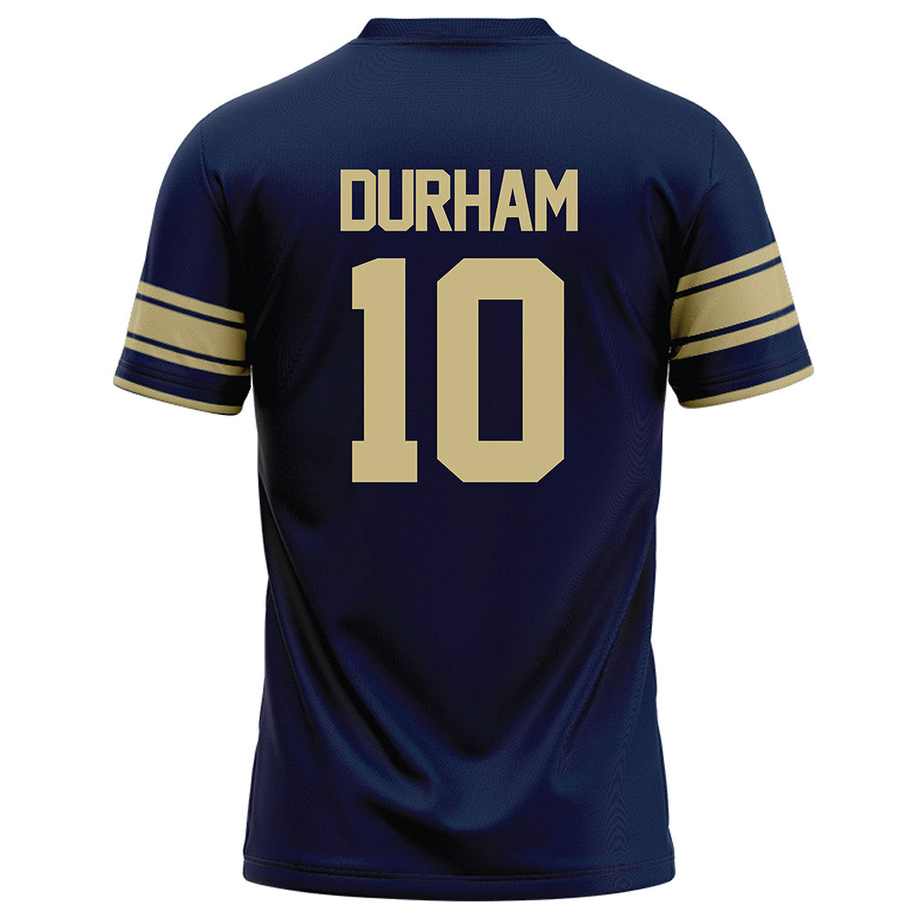Akron - NCAA Football : Cyrus Durham - Navy Football Jersey-1