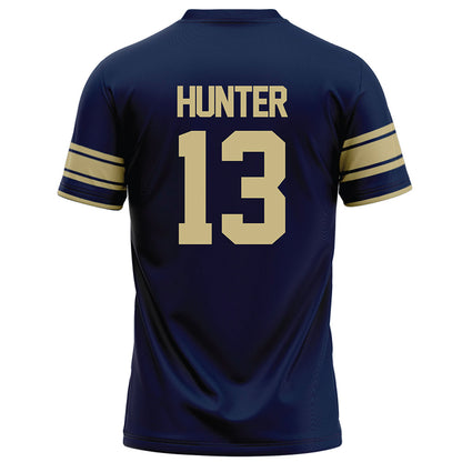 Akron - NCAA Football : Rodrick Hunter - Navy Football Jersey-1