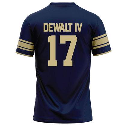 Akron - NCAA Football : Malcolm DeWalt IV - Navy Football Jersey