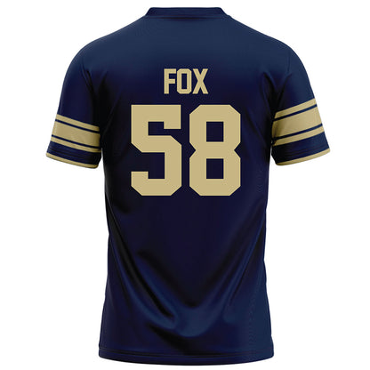 Akron - NCAA Football : Alex Fox - Navy Football Jersey-1