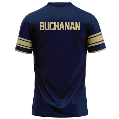 Akron - NCAA Football : Jude Buchanan - Navy Football Jersey-1
