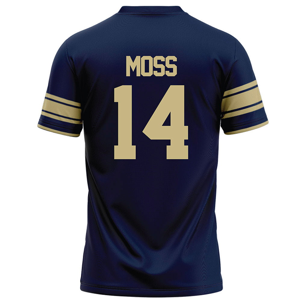 Akron - NCAA Football : Khory Moss - Navy Football Jersey-1