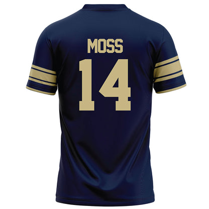 Akron - NCAA Football : Khory Moss - Navy Football Jersey-1