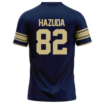 Akron - NCAA Football : Troy Hazuda - Navy Football Jersey-1