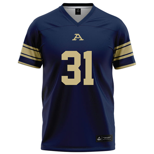Akron - NCAA Football : Gavin James - Navy Football Jersey-0