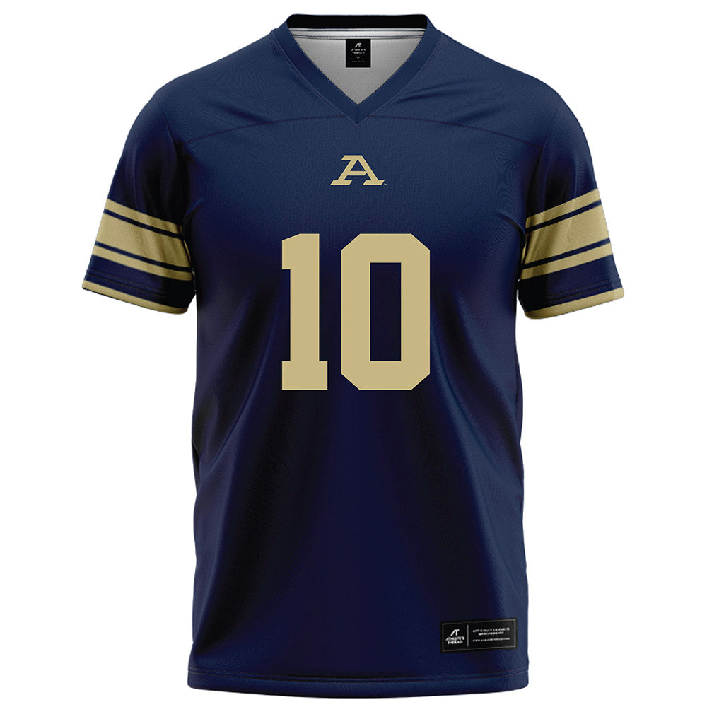 Akron - NCAA Football : Cyrus Durham - Navy Football Jersey-0