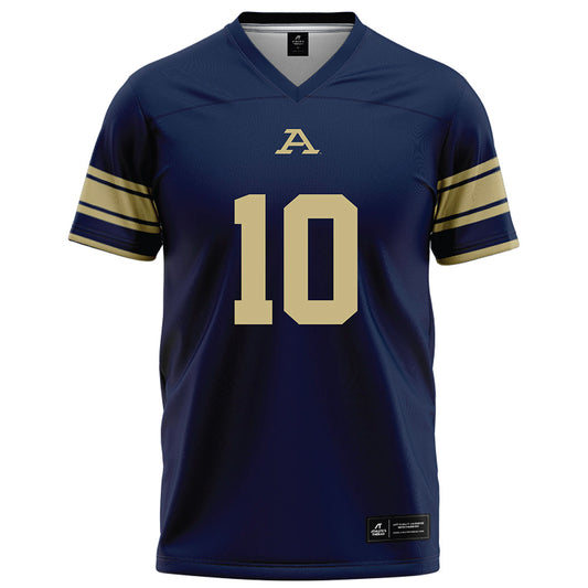 Akron - NCAA Football : Cyrus Durham - Navy Football Jersey-0