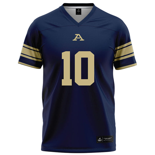 Akron - NCAA Football : Semaj Beals - Navy Football Jersey-0