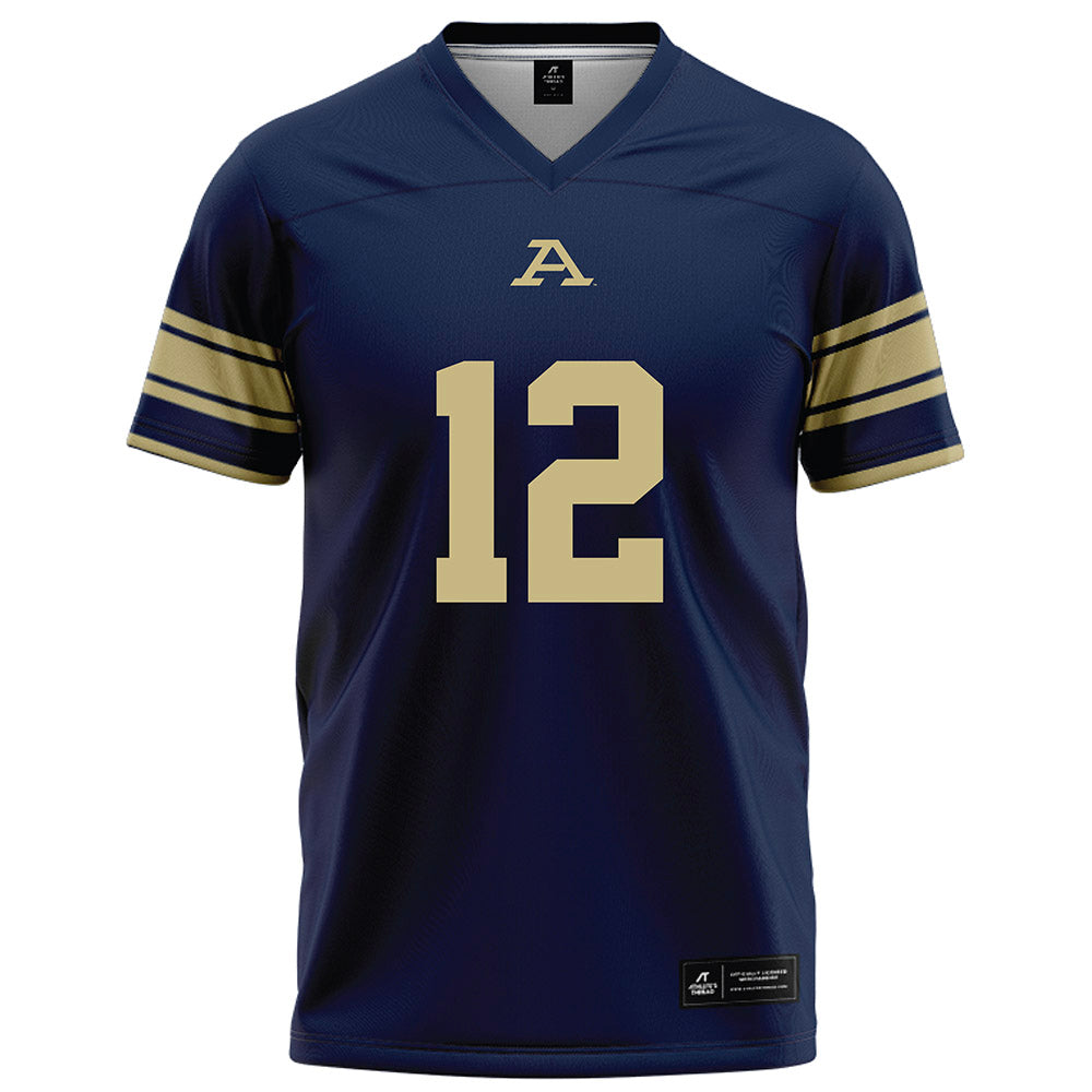 Akron - NCAA Football : Cameron Monteiro - Navy Football Jersey-0