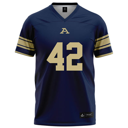 Akron - NCAA Football : Melvin Spriggs - Navy Football Jersey-0