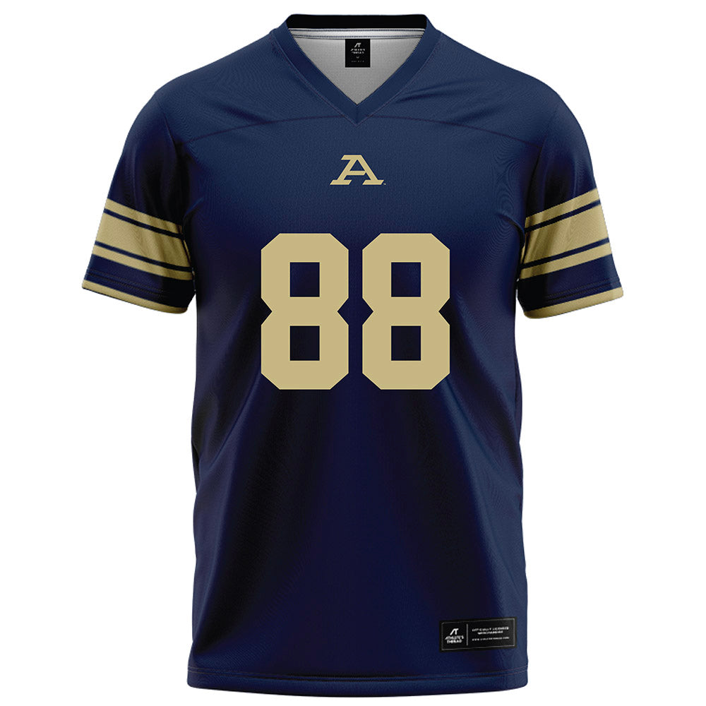 Akron - NCAA Football : Jacob Newell - Navy Football Jersey-0