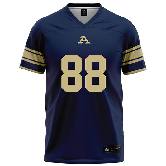 Akron - NCAA Football : Jacob Newell - Navy Football Jersey-0