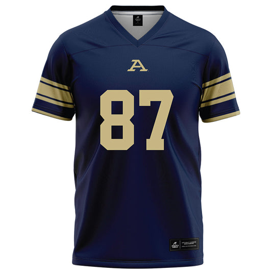 Akron - NCAA Football : Gentz Hilburn - Navy Football Jersey-0