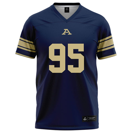 Akron - NCAA Football : Vann Kavals - Navy Football Jersey-0