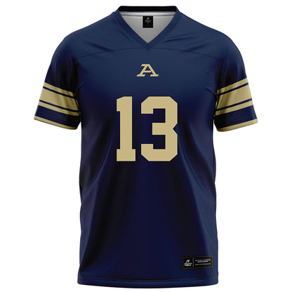 Akron - NCAA Football : Rodrick Hunter - Navy Football Jersey-0