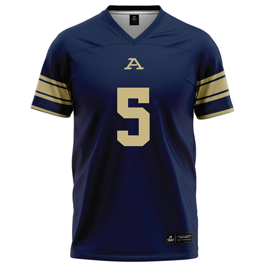 Akron - NCAA Football : Ronald Hull - Navy Football Jersey-0