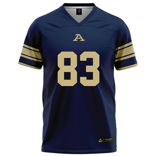 Akron - NCAA Football : Elijah Alexander - Navy Football Jersey-0