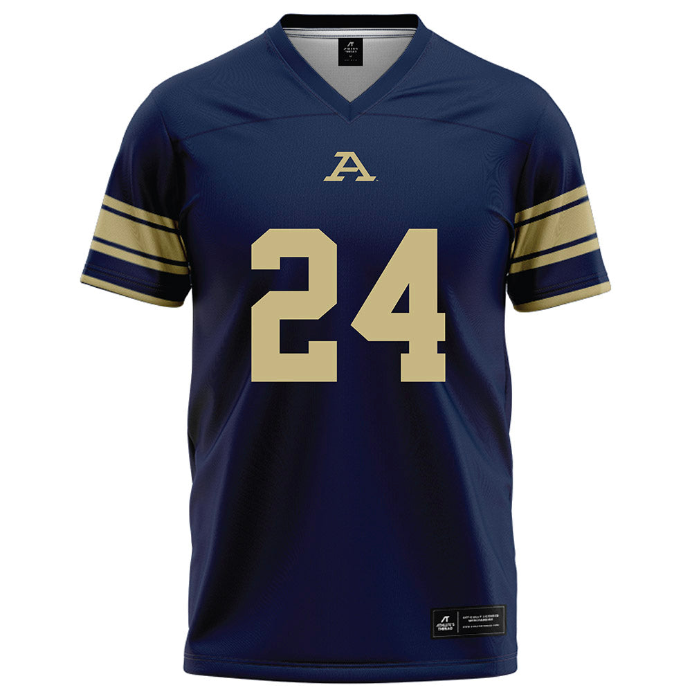 Akron - NCAA Football : Dj Stepney - Navy Football Jersey-0