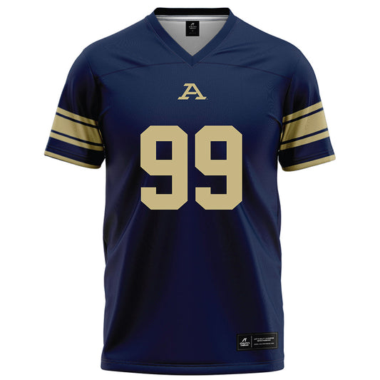 Akron - NCAA Football : Jalen Williams - Navy Football Jersey-0