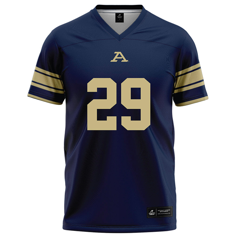 Akron - NCAA Football : Tairan Davis jr - Navy Football Jersey-0
