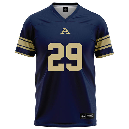 Akron - NCAA Football : Tairan Davis jr - Navy Football Jersey-0