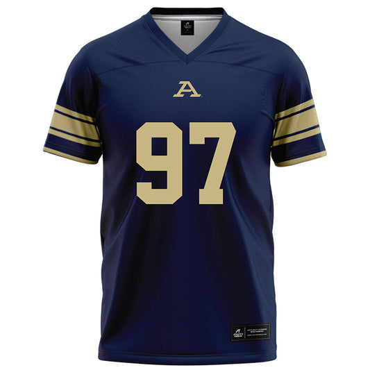 Akron - NCAA Football : Jon'Trell Mixon - Navy Football Jersey