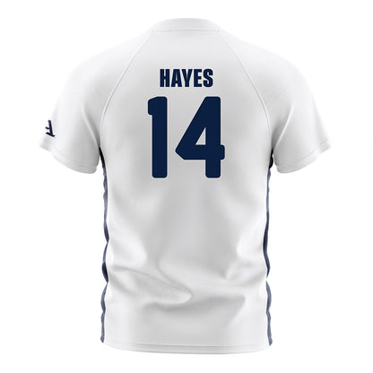 Akron - NCAA Men's Soccer : Braxton Hayes - White Soccer Jersey-1