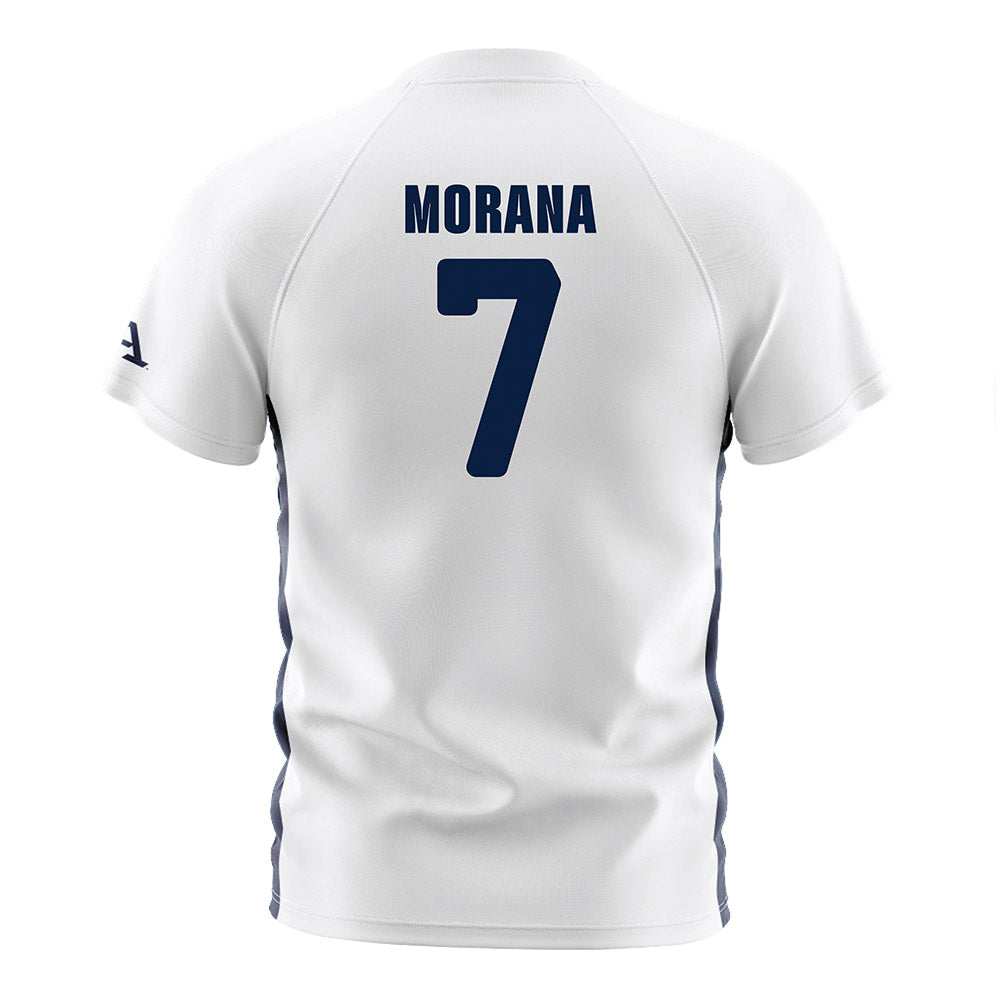 Akron - NCAA Men's Soccer : Leo Morana - White Soccer Jersey-1