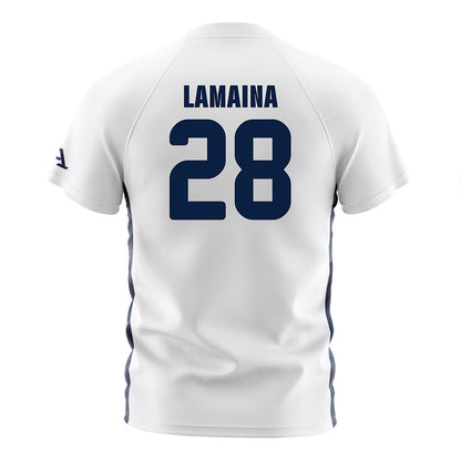 Akron - NCAA Men's Soccer : Logan LaMaina - White Soccer Jersey-1