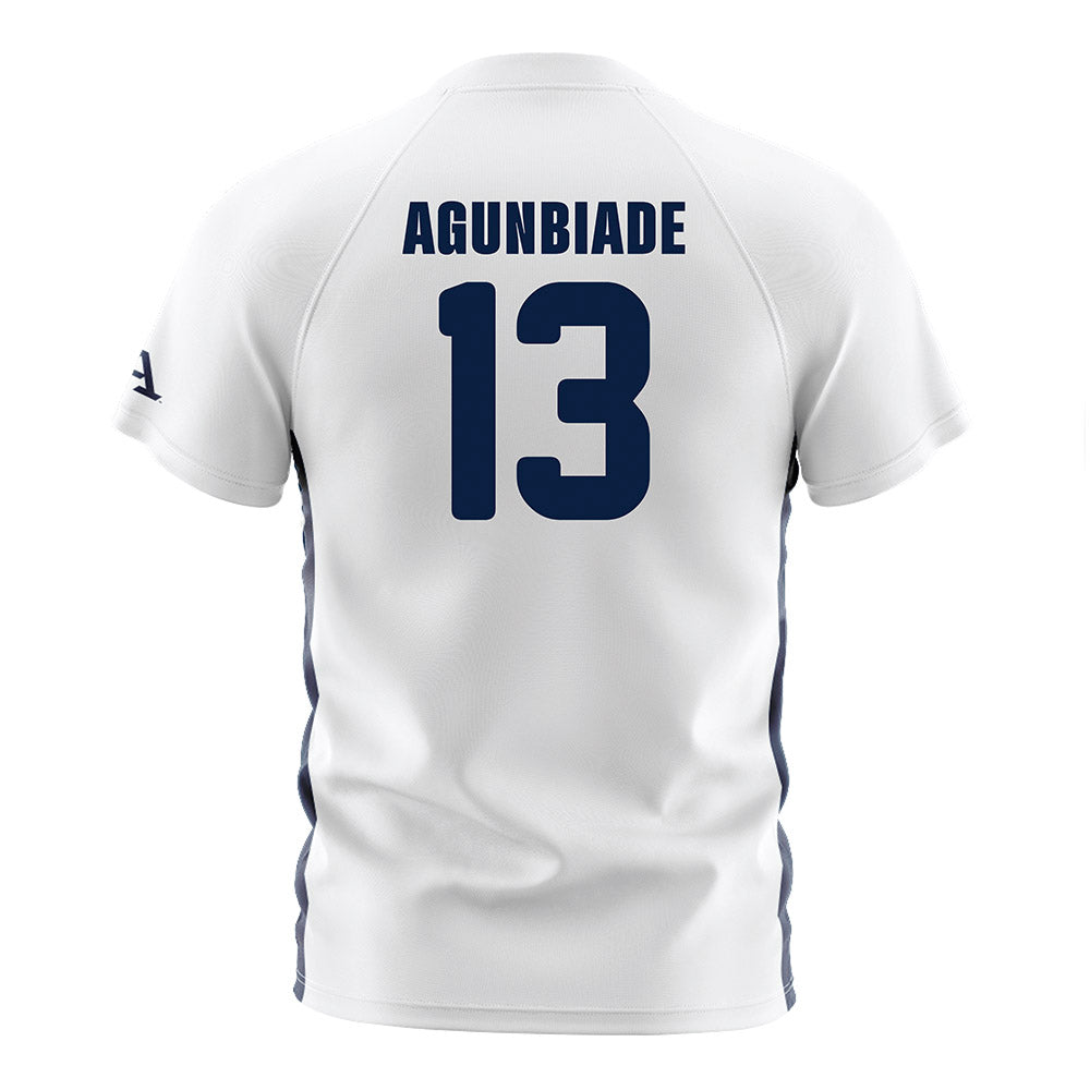 Akron - NCAA Men's Soccer : Remi Agunbiade - White Soccer Jersey-1