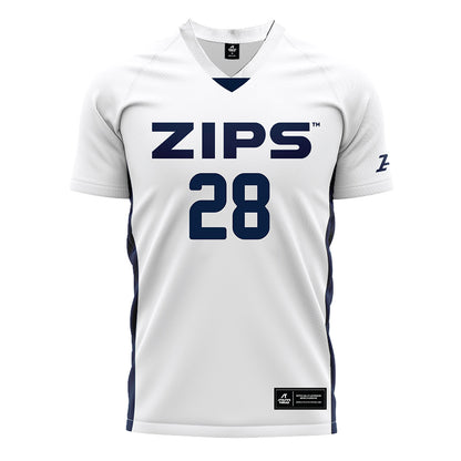 Akron - NCAA Men's Soccer : Logan LaMaina - White Soccer Jersey-0
