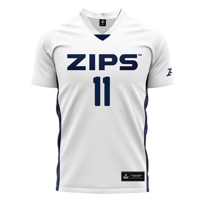 Akron - NCAA Men's Soccer : Noa Testa - White Soccer Jersey-0