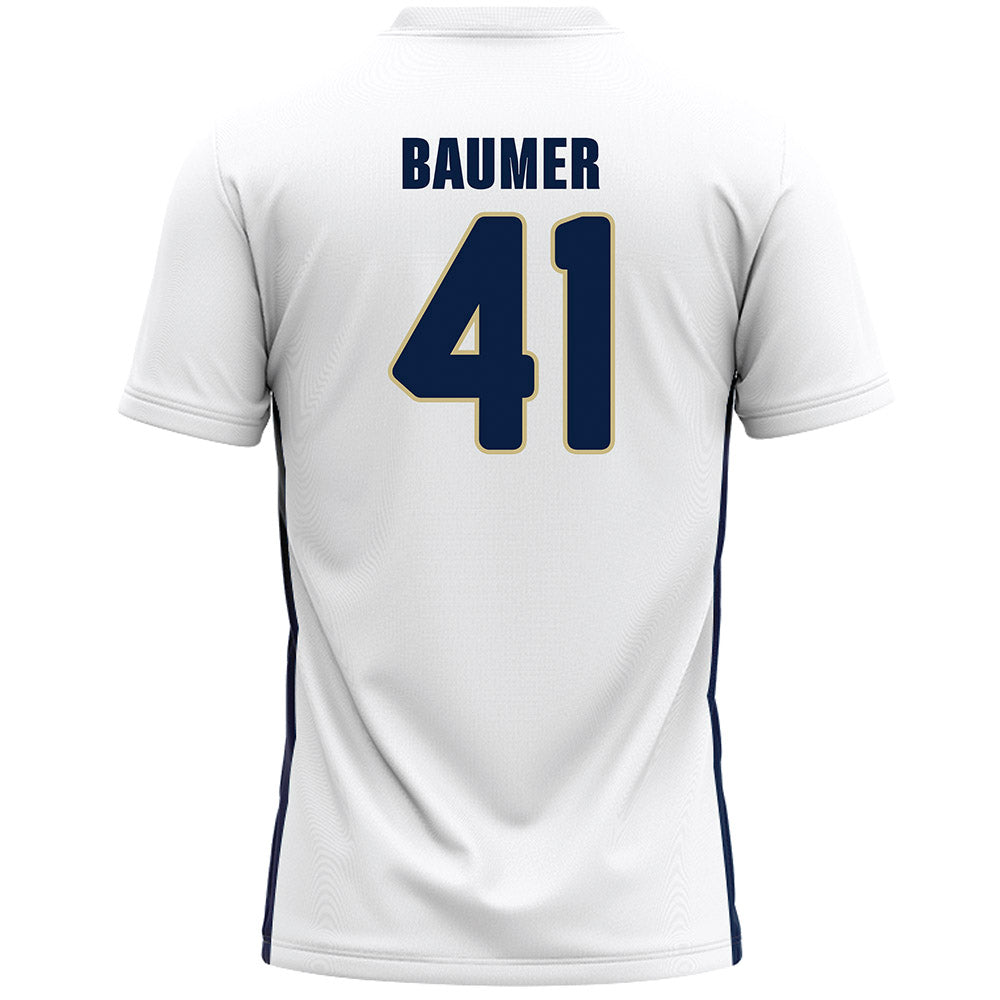 Akron - NCAA Women's Lacrosse : Sarah Baumer - White Lacrosse Jersey-1